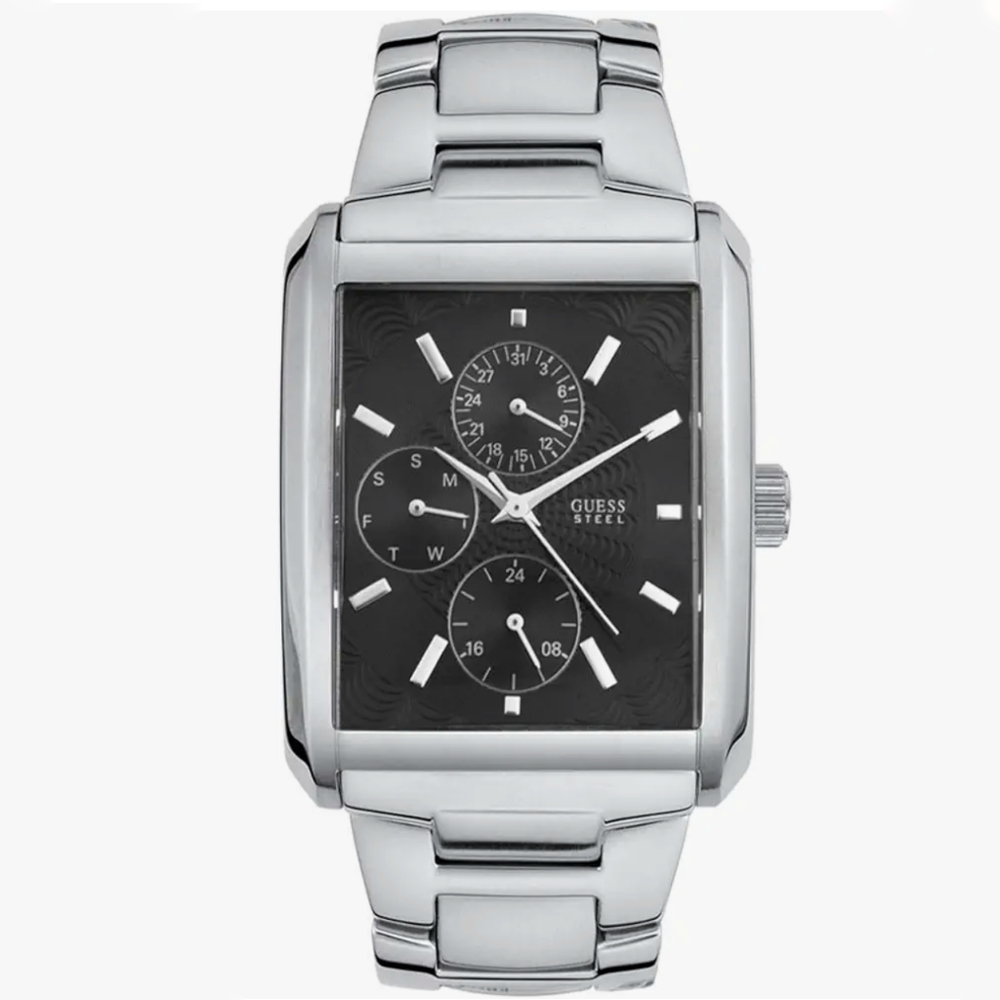 Vintage GUESS Men's 95291G Stainless Steel Chronograph Watch